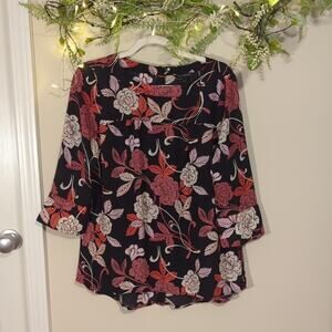 Banana Republic floral blouse size small